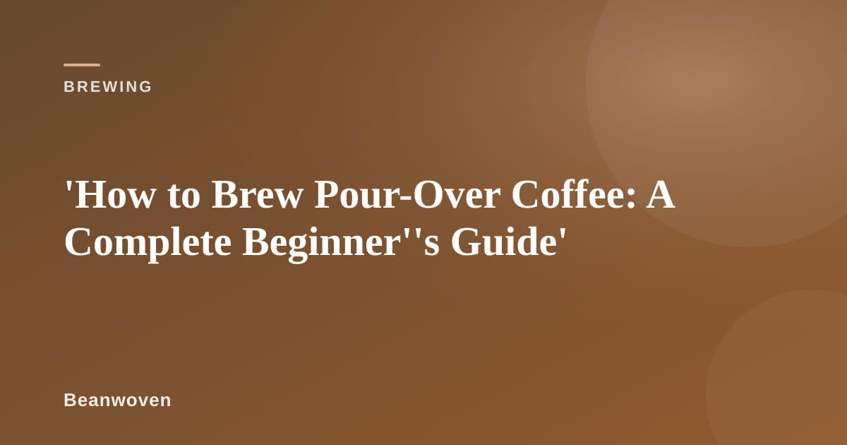 Hot water being poured from a gooseneck kettle over freshly ground coffee in a pour-over dripper